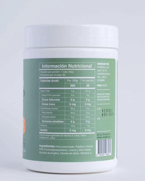 FIBRA EN POLVO NATURAL CON PREBIÓTICOS - DAILY D-GEST