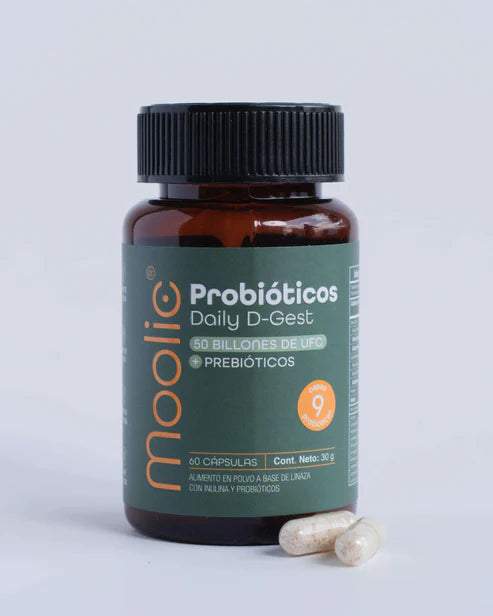PROBIÓTICOS EN CÁPSULAS DAILY D-GEST CON PREBIÓTICOS