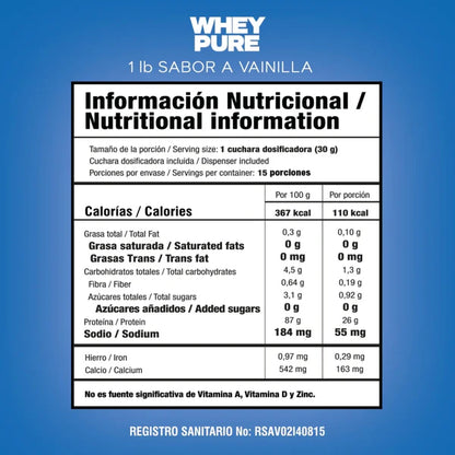 WHEY PURE 1 LB