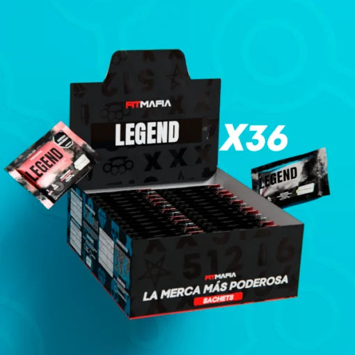 SACHET LEGEND CAJA 36 UNIDADES